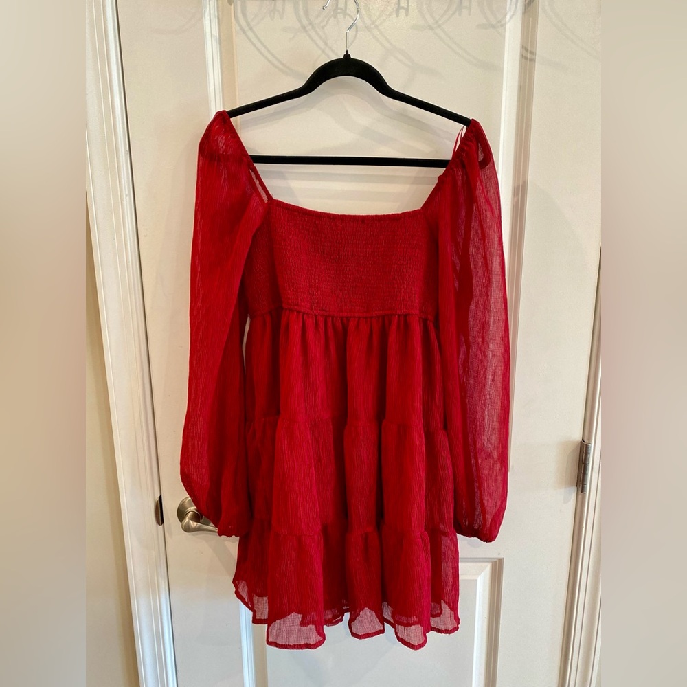 Altar'd State Harley Smocked mini dress